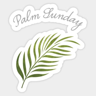 Palm Sunday Leaf Sticker